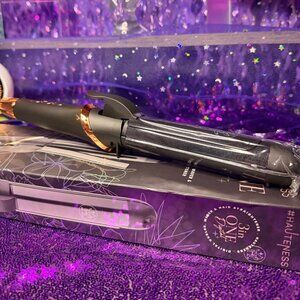 HAUTENESS 3inONE Multistyler Flat Iron & Curling System - Black